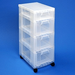 Really Useful Storage Tower With 3 X 12 Litre Drawer And 1 X 7