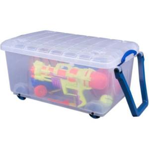 64 Litre Mobile Trunk with Handle and Wheels