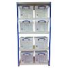 Storage Shelving (900 x 450) 8 x 35 Litre Really Useful Boxes